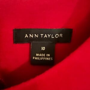 Ann Taylor Vibrant Red Apparel